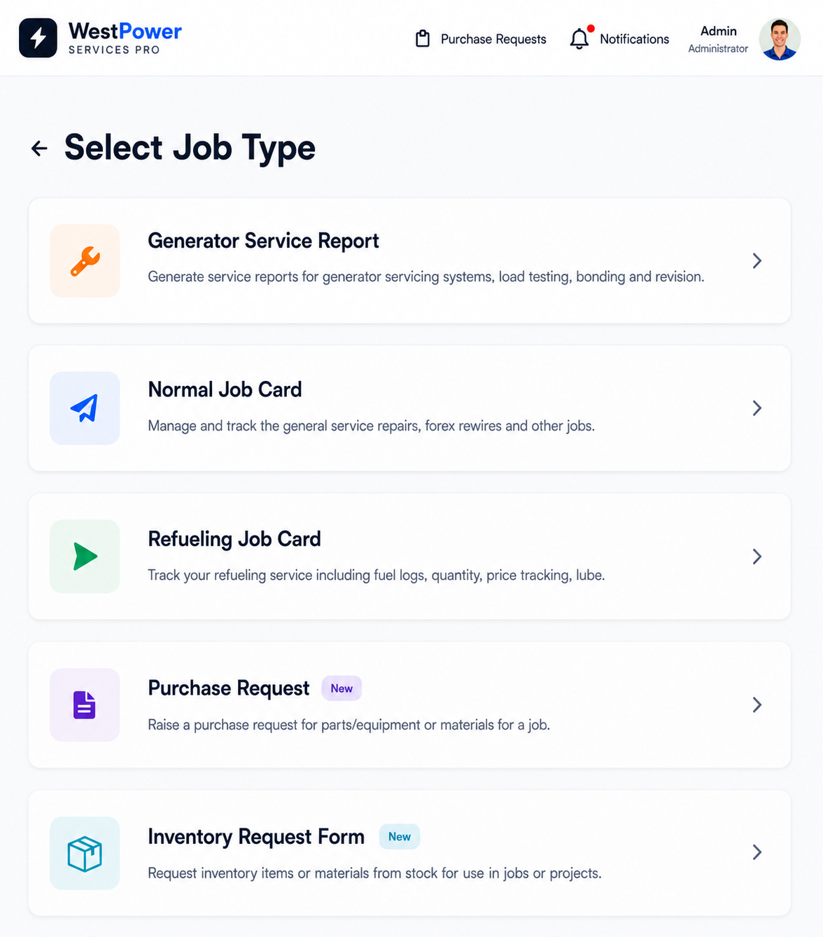 Multiple job types